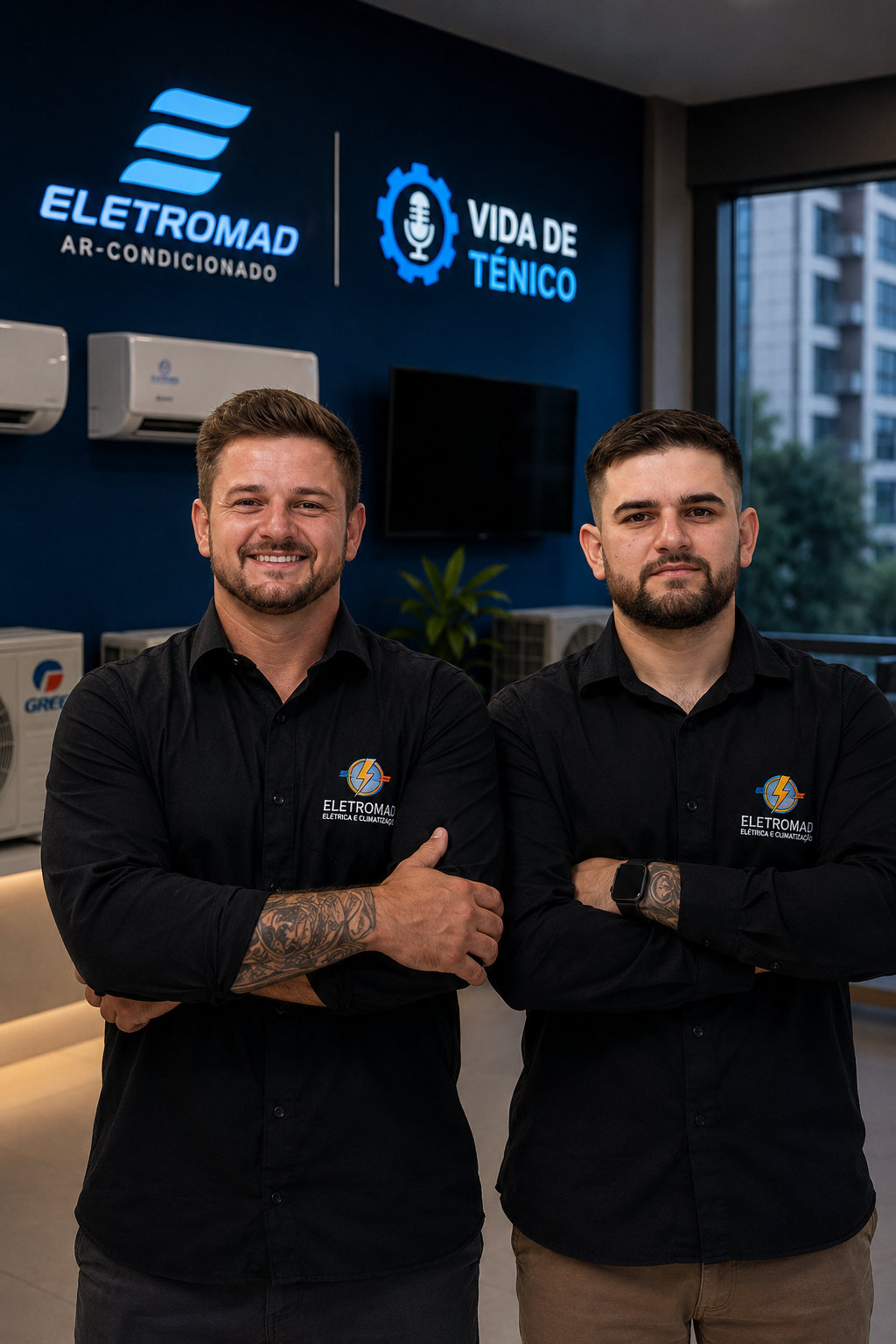 Luan e Madiel — fundadores da Eletromad e criadores do Vida de Técnico